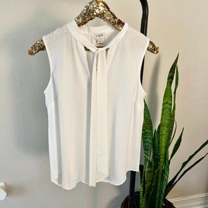 ✨NWT✨ J.Crew Sleeveless Drapey Tie-Neck Top